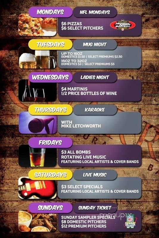 The Quarry - Greenville, NC menu_pic