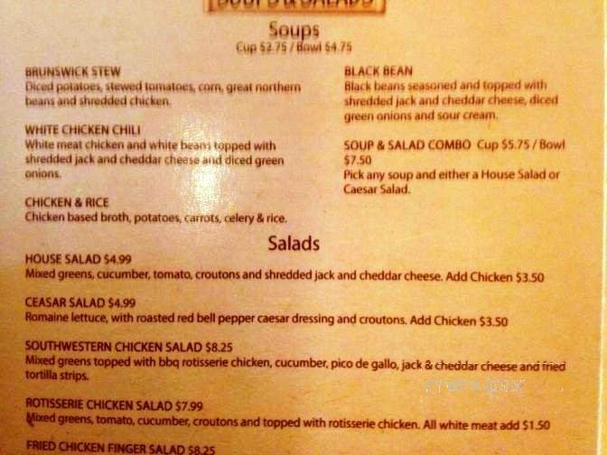 Don Pollo Country Cooking - Dahlonega, GA menu_pic