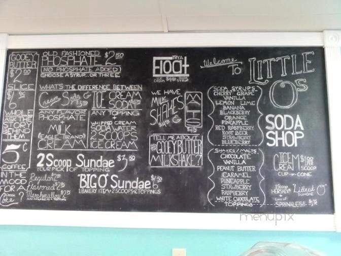 Little O's Old Time Soda Fountain - Saint Charles, MO menu_pic
