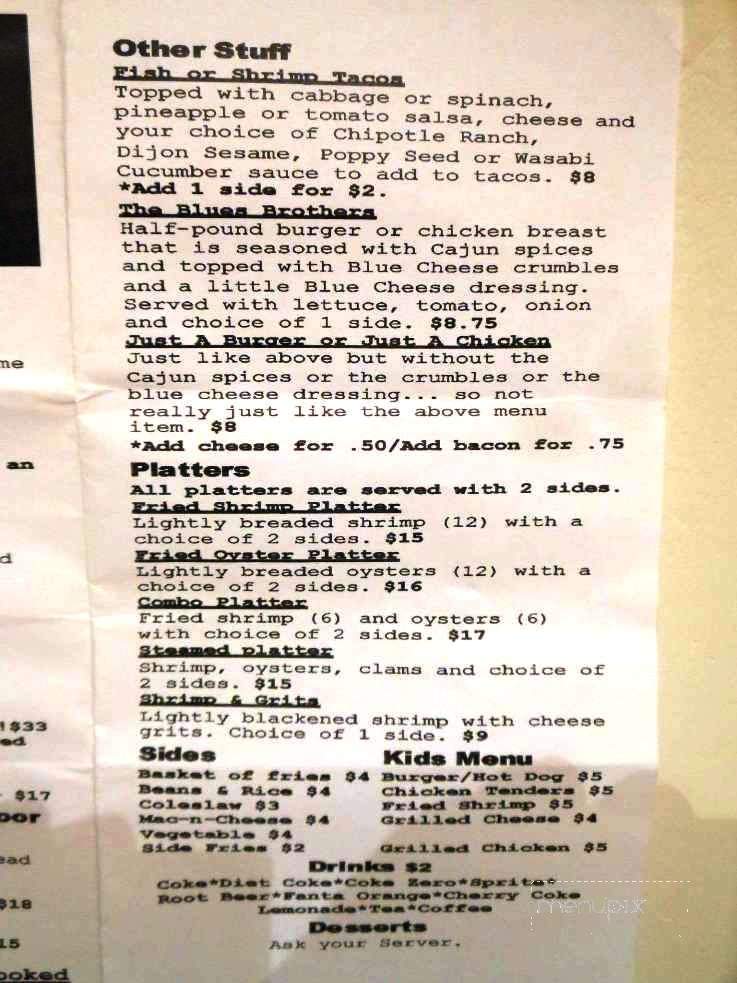Half Moon Raw Bar - Jacksonville Beach, FL menu_pic