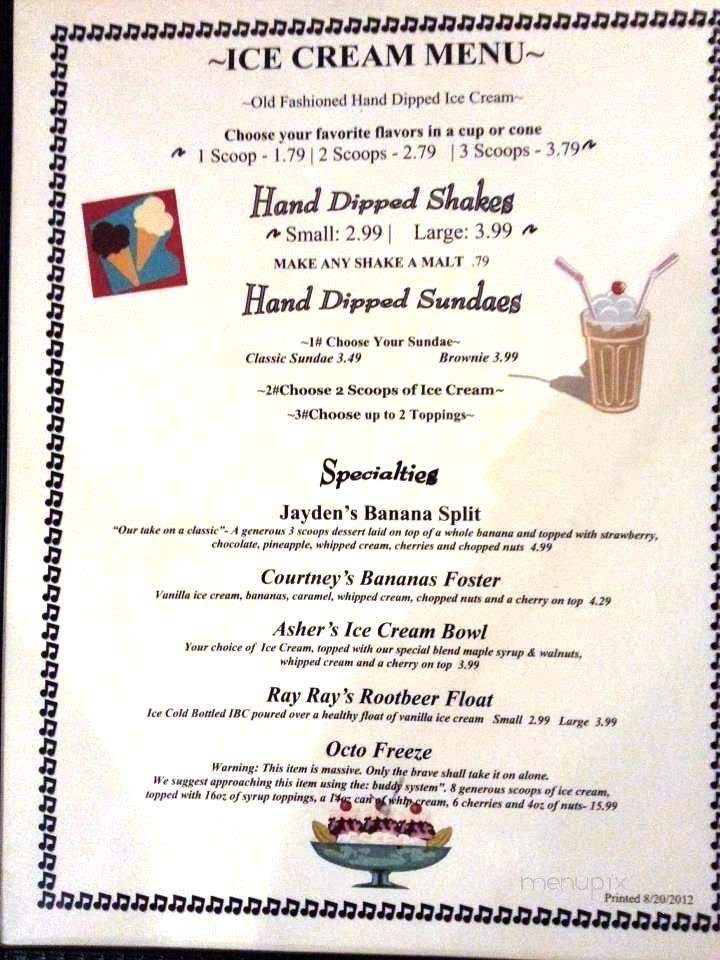 My Friends Place - Greenville, KY menu_pic