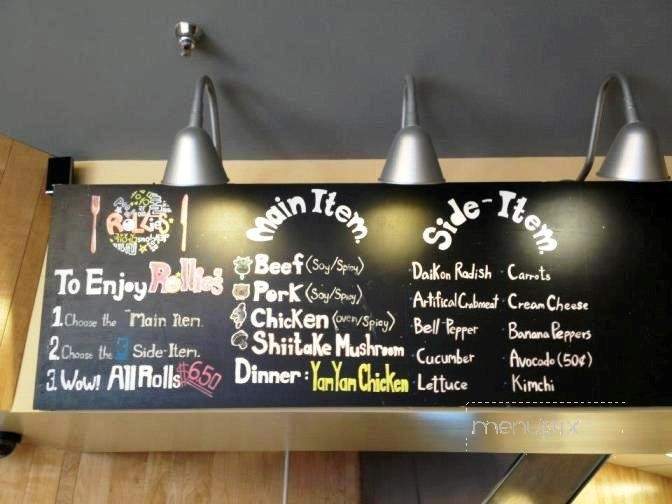 Rollies - Providence, RI menu_pic