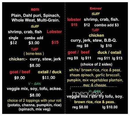 Roti Road House Cafe - Jamaica, NY menu_pic
