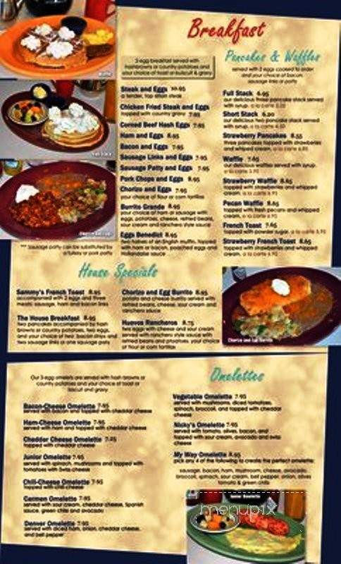 Sammy's Cafe - Upland, CA menu_pic