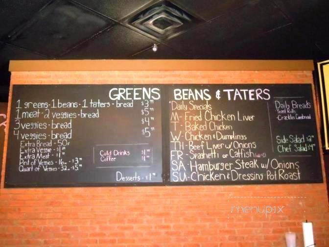 Greans, Beans, and Taters - Henderson, TN menu_pic