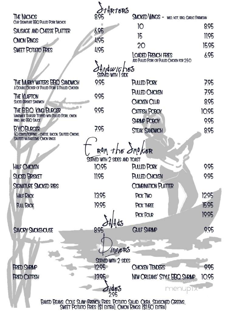 Murky Waters Blues & BBQ - Gulfport, MS menu_pic
