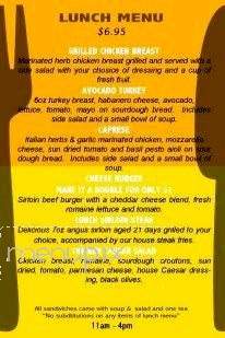 Theatre Bar Grill - El Paso, TX menu_pic