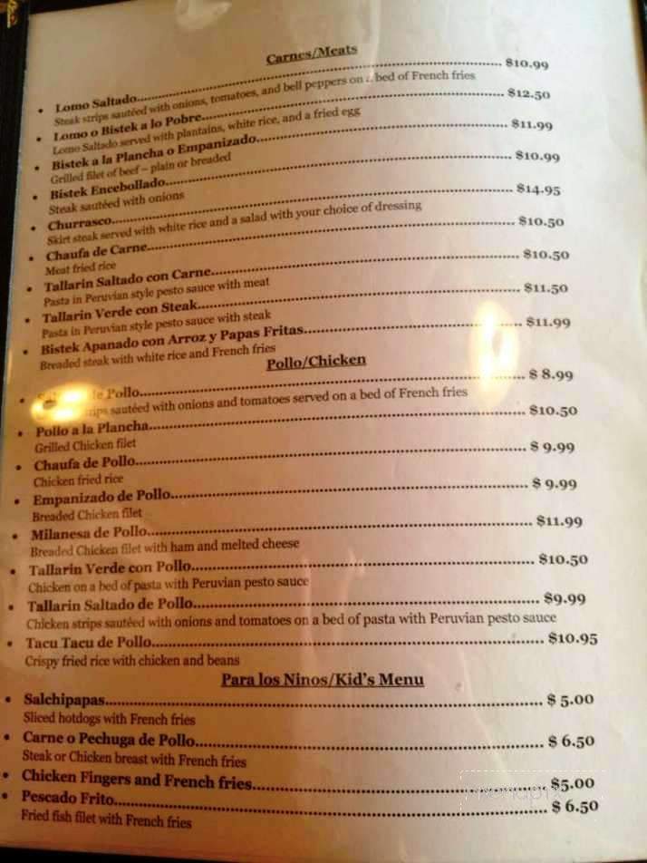 Rustica Latin Restaurant - Athens, GA menu_pic