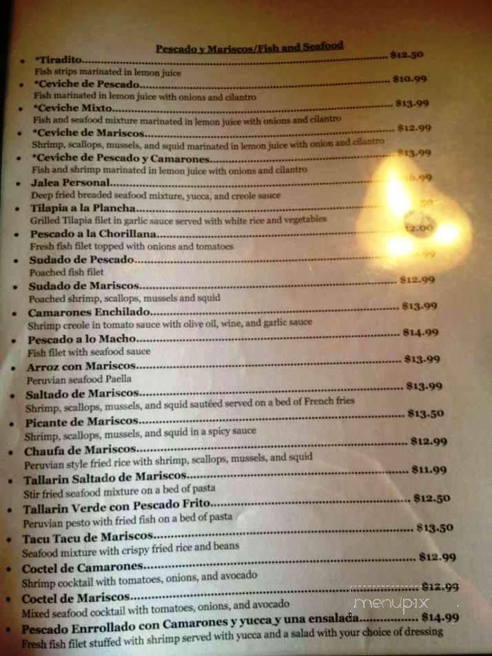 Rustica Latin Restaurant - Athens, GA menu_pic