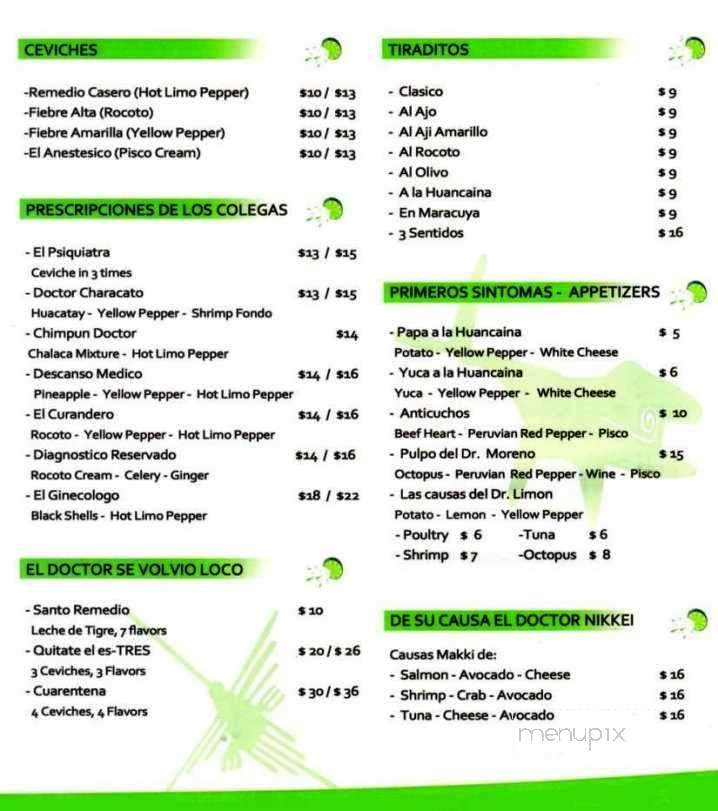 Dr. Limon - Miami, FL menu_pic