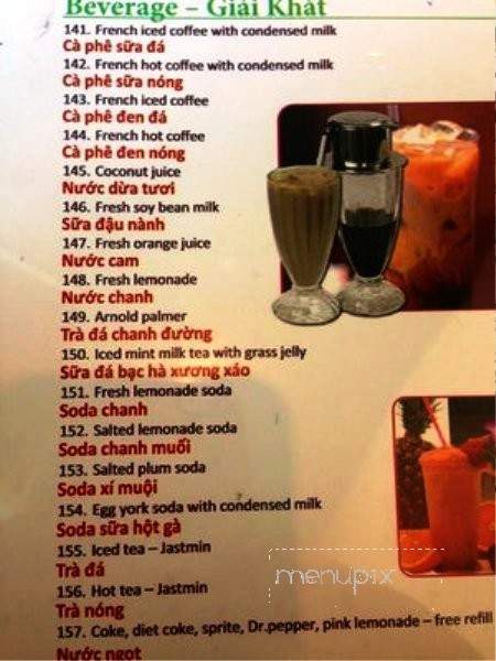 Pho Grand - Chino, CA menu_pic