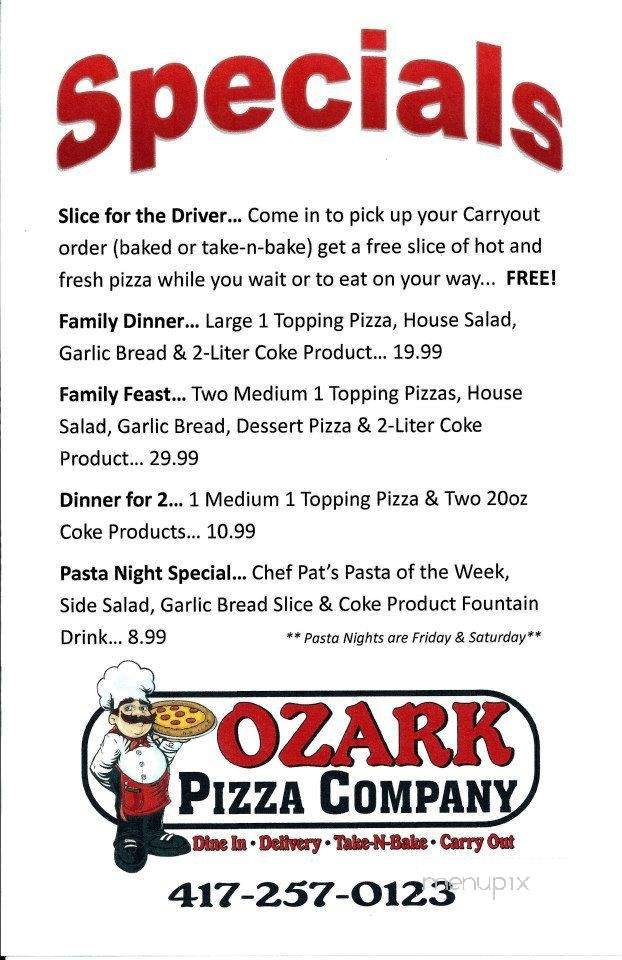 /380164049/Ozark-Pizza-Co-Menu-West-Plains-MO - West Plains, MO