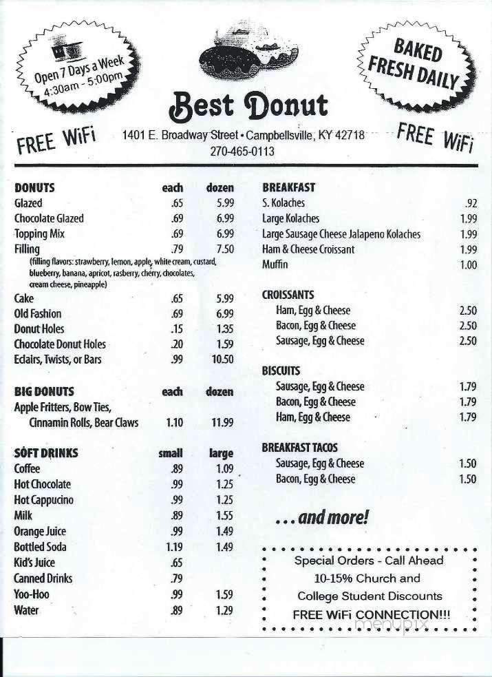 /380164267/Best-Donut-Campbellsville-KY - Campbellsville, KY