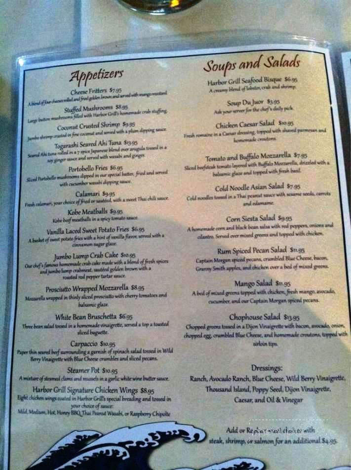 Harbor Grill - Celoron, NY menu_pic