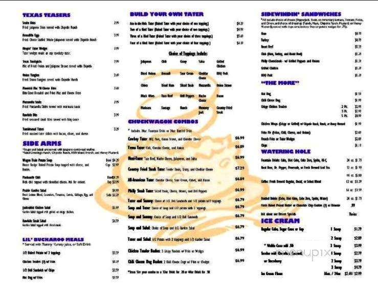 Texas Taters N More - Hillsboro, MO menu_pic