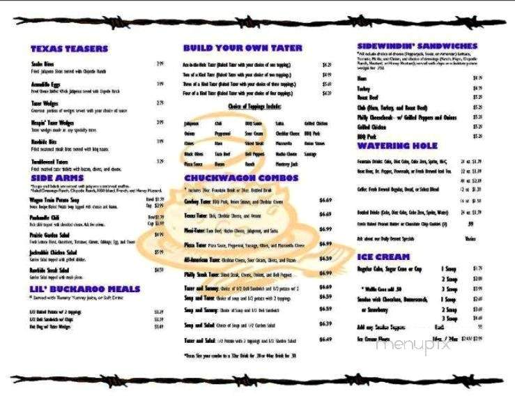 Texas Taters N More - Hillsboro, MO menu_pic