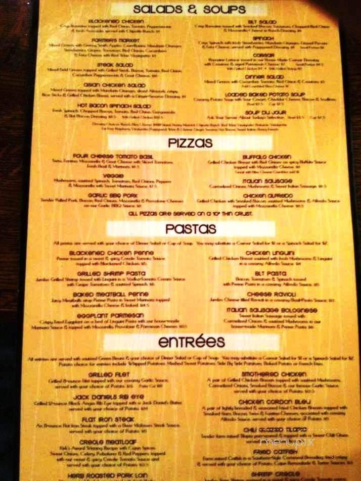15 West Bar Grill - Perryville, MO menu_pic