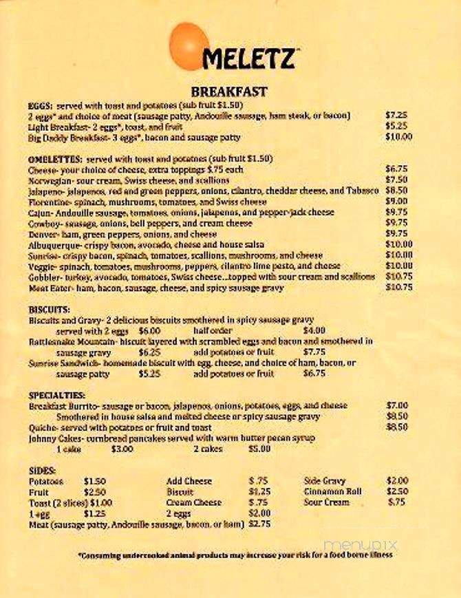 Omeletz - Kennewick, WA menu_pic