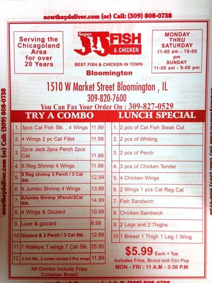 /380165632/Super-JJ-Fish-and-Chicken-Bloomington-IL - Bloomington, IL