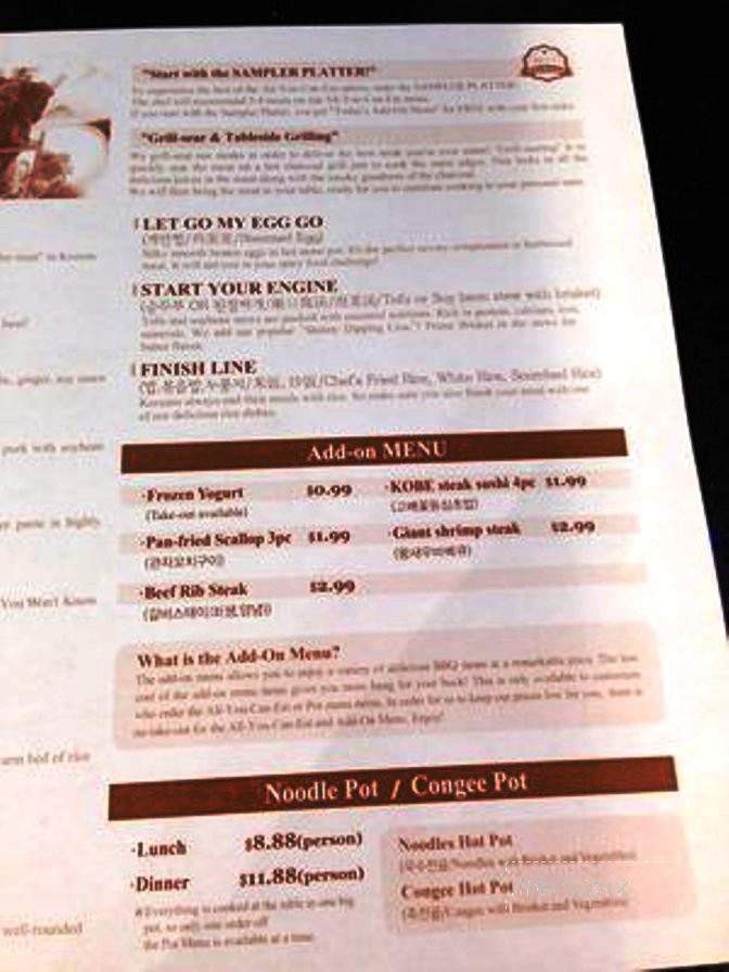 All That Barbeque - Irvine, CA menu_pic