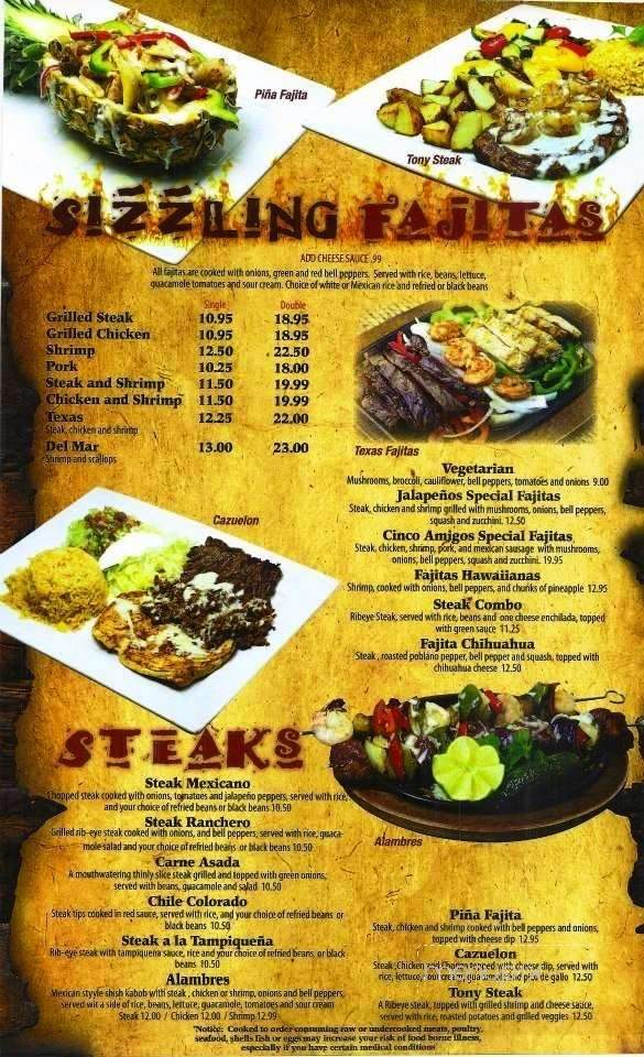 Los Jalapenos - Hilton Head Island, SC menu_pic