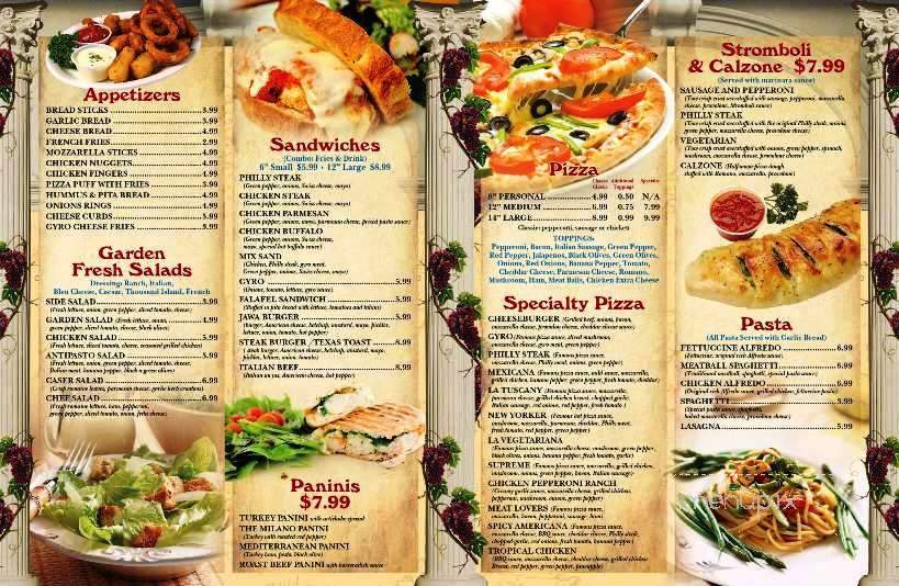 Bellacibo - White Bear Lake, MN menu_pic