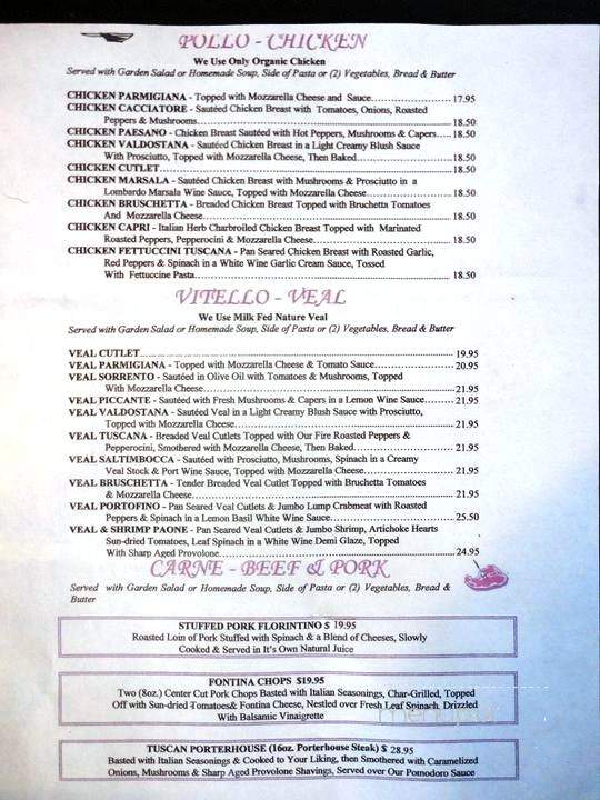 Ninos Family Restaurant - Cape May, NJ menu_pic