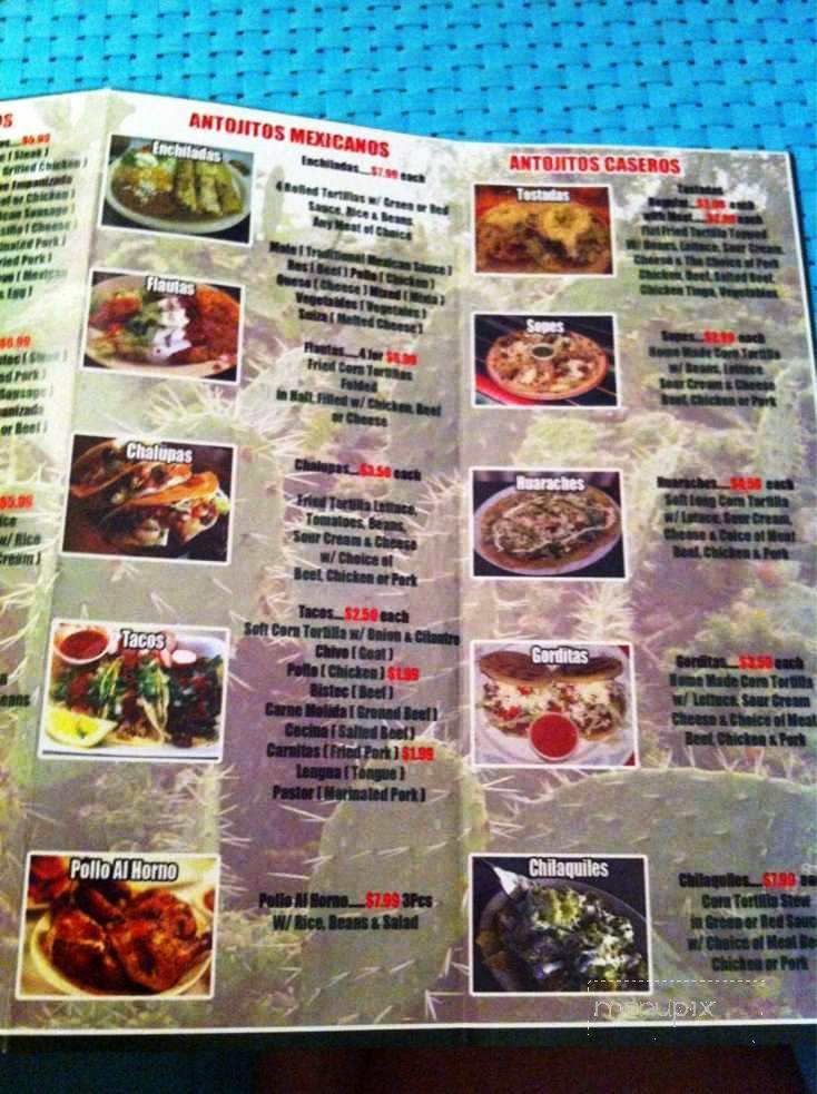 El Mexicano Restaurant Y Panaderia Mexican - Brooklyn, NY menu_pic