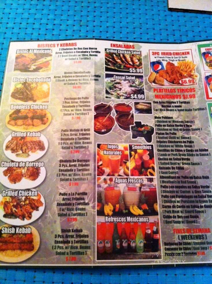 El Mexicano Restaurant Y Panaderia Mexican - Brooklyn, NY menu_pic