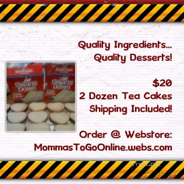 Mommas To Go - the Original Sweet Savory Creations - Dallas, TX menu_pic