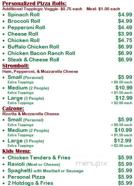 Geo'z Cuisine - Endicott, NY menu_pic