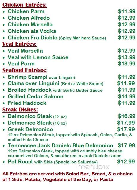 Geo'z Cuisine - Endicott, NY menu_pic