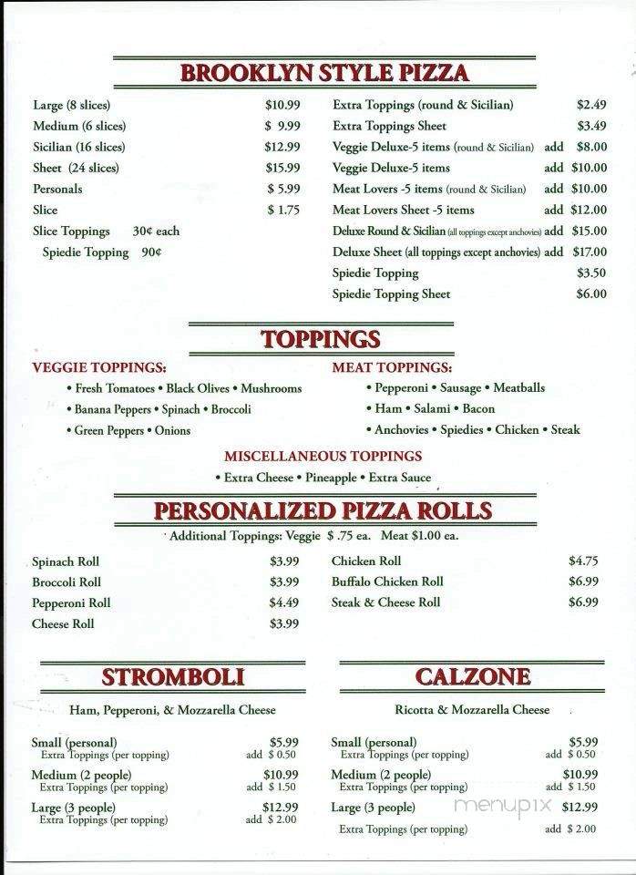 Geo'z Cuisine - Endicott, NY menu_pic
