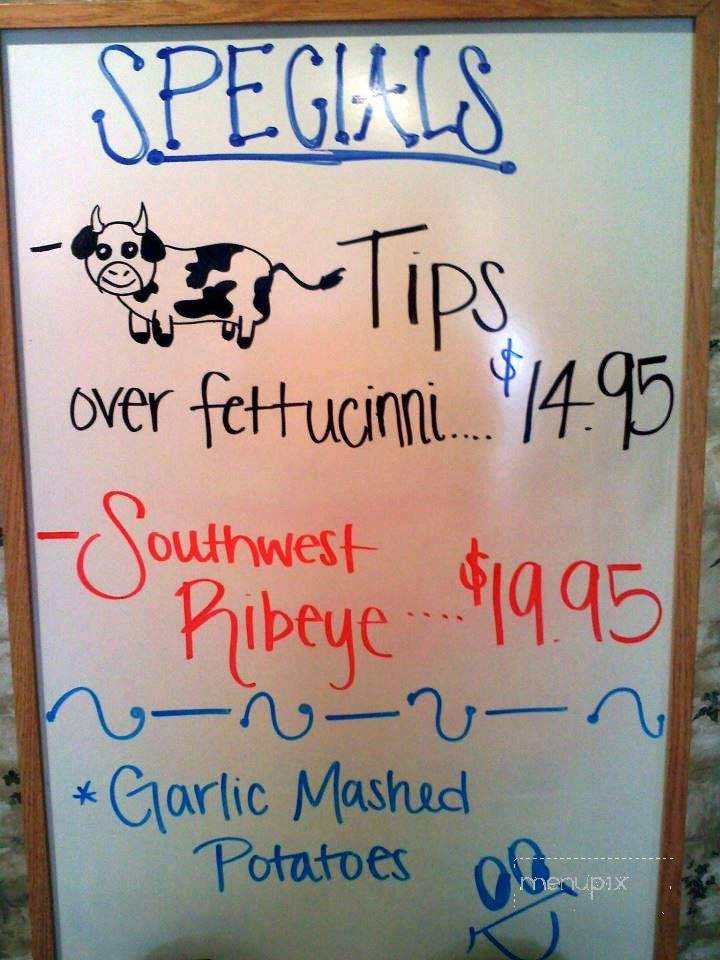 Dakota Steak Grille Family Steakhouse - Clear Lake, SD menu_pic