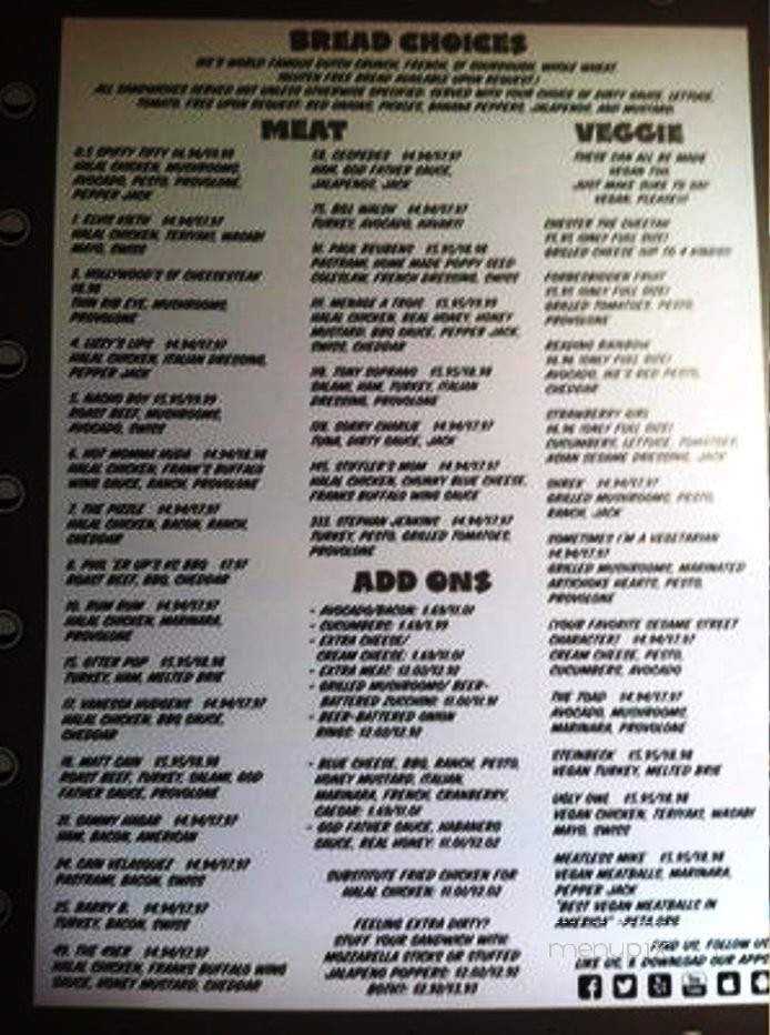 Ike's Lair - Salinas, CA menu_pic