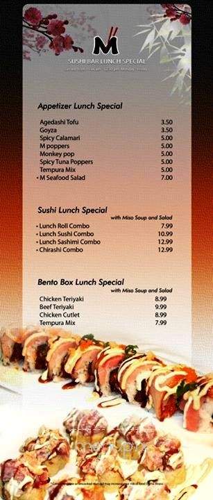 /380168770/M-Sushi-Bar-Menu-Glendale-AZ - Glendale, AZ