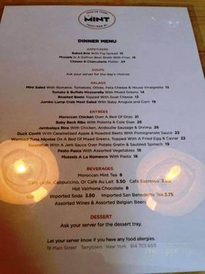 Mint Premium Foods - Tarrytown, NY menu_pic