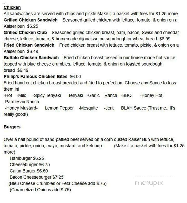 Boondock's - Seneca, IL menu_pic