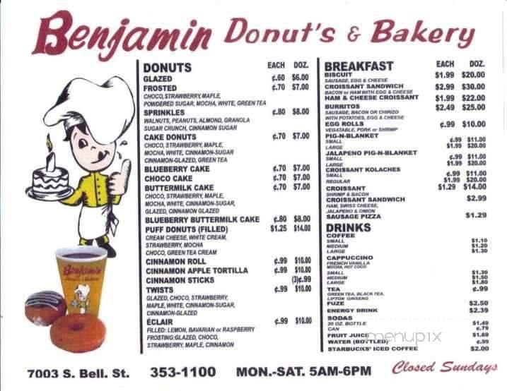 /380169027/Benjamin-Donut-and-Deli-Amarillo-TX - Amarillo, TX