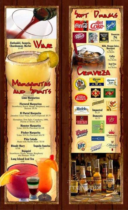 El Portal Mexican Restaurant - Auburn, NE menu_pic