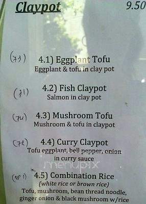 Veggie Today - Concord, CA menu_pic