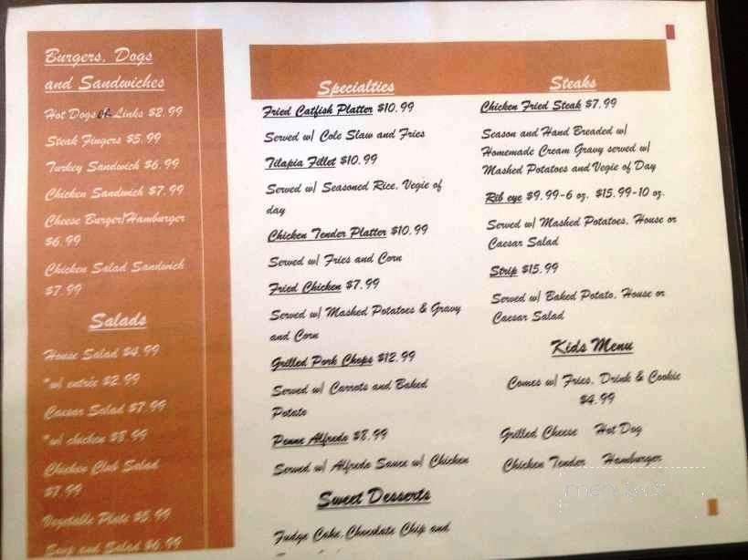 Genophia's Restaurant - Oklahoma City, OK menu_pic