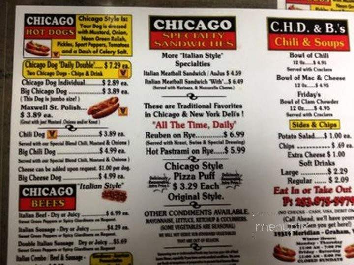 Chicago Hot Dogs & Beefs - Graham, WA menu_pic