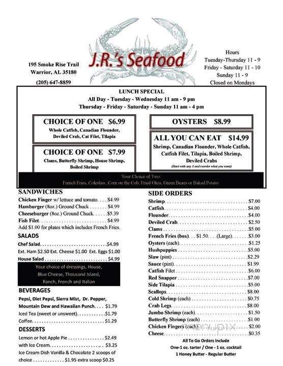 /380169458/J-R-s-Seafood-Warrior-AL - Warrior, AL