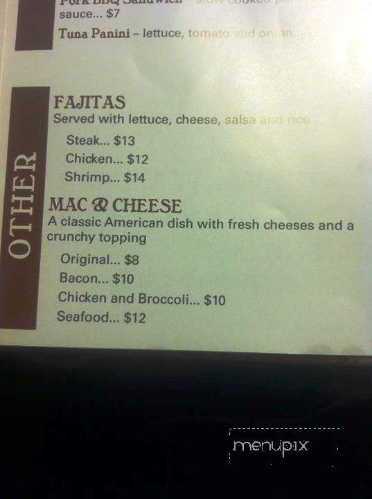 Keely's Alehouse & Grille - Kingston, PA menu_pic