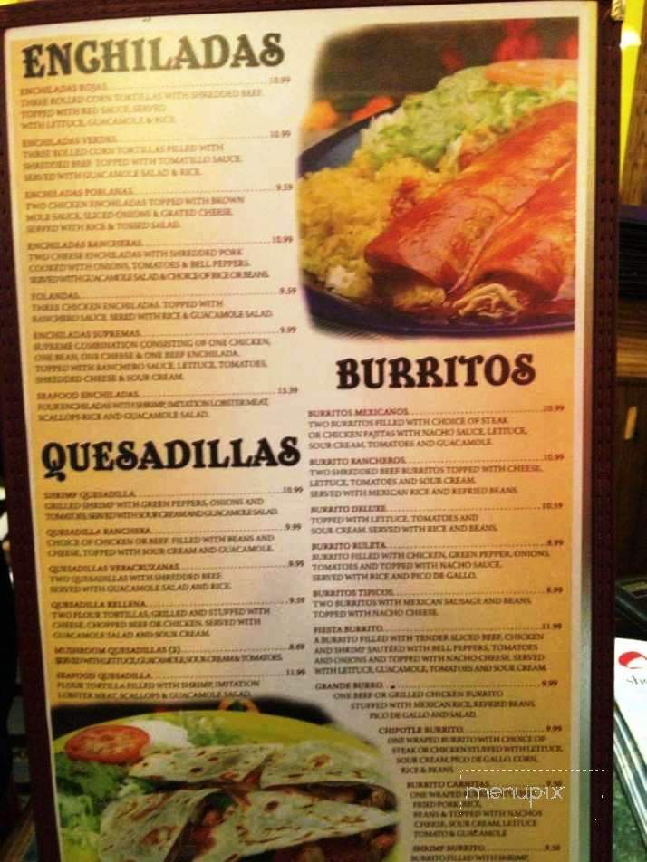 El Loro - Rochester, MN menu_pic