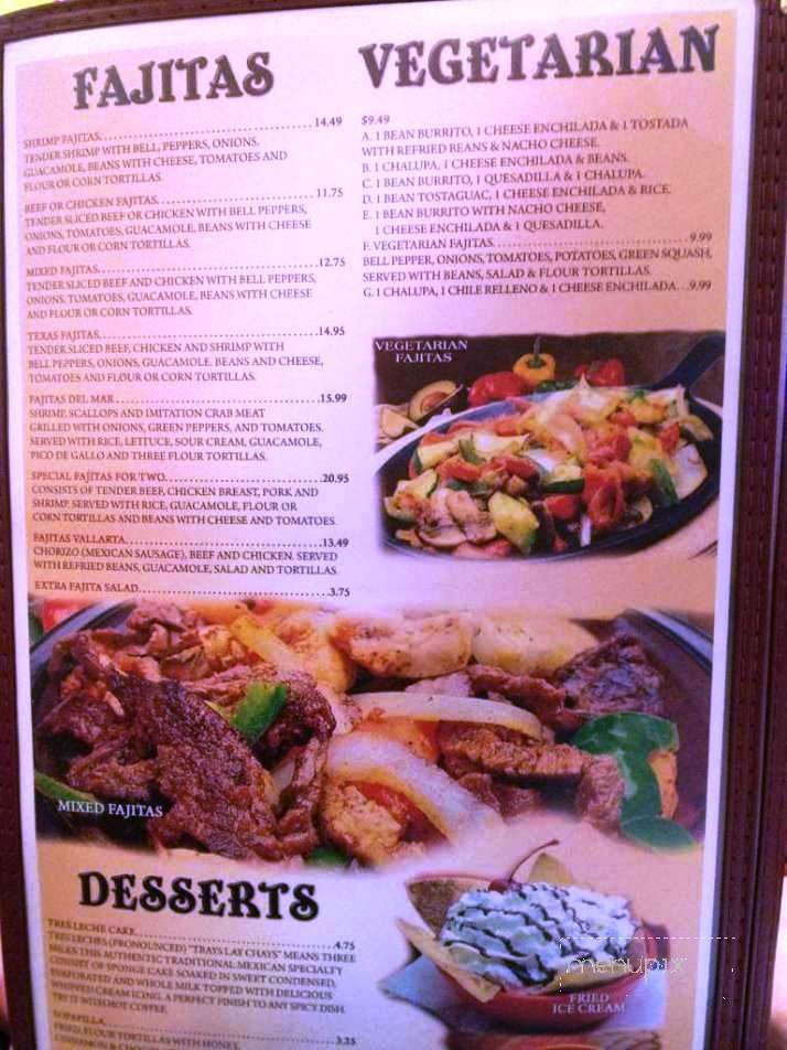 El Loro - Rochester, MN menu_pic