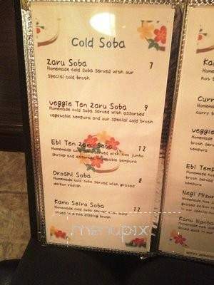 Soba Sojibo - Los Angeles, CA menu_pic