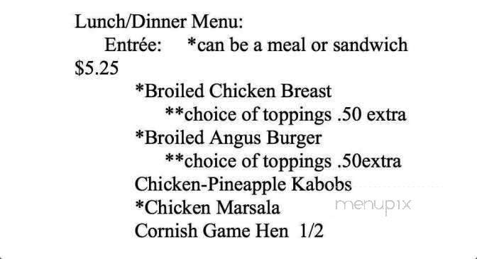 Bountiful Feast - Lititz, PA menu_pic