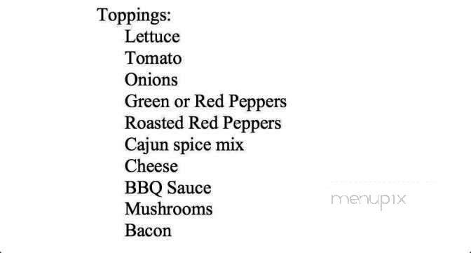 Bountiful Feast - Lititz, PA menu_pic